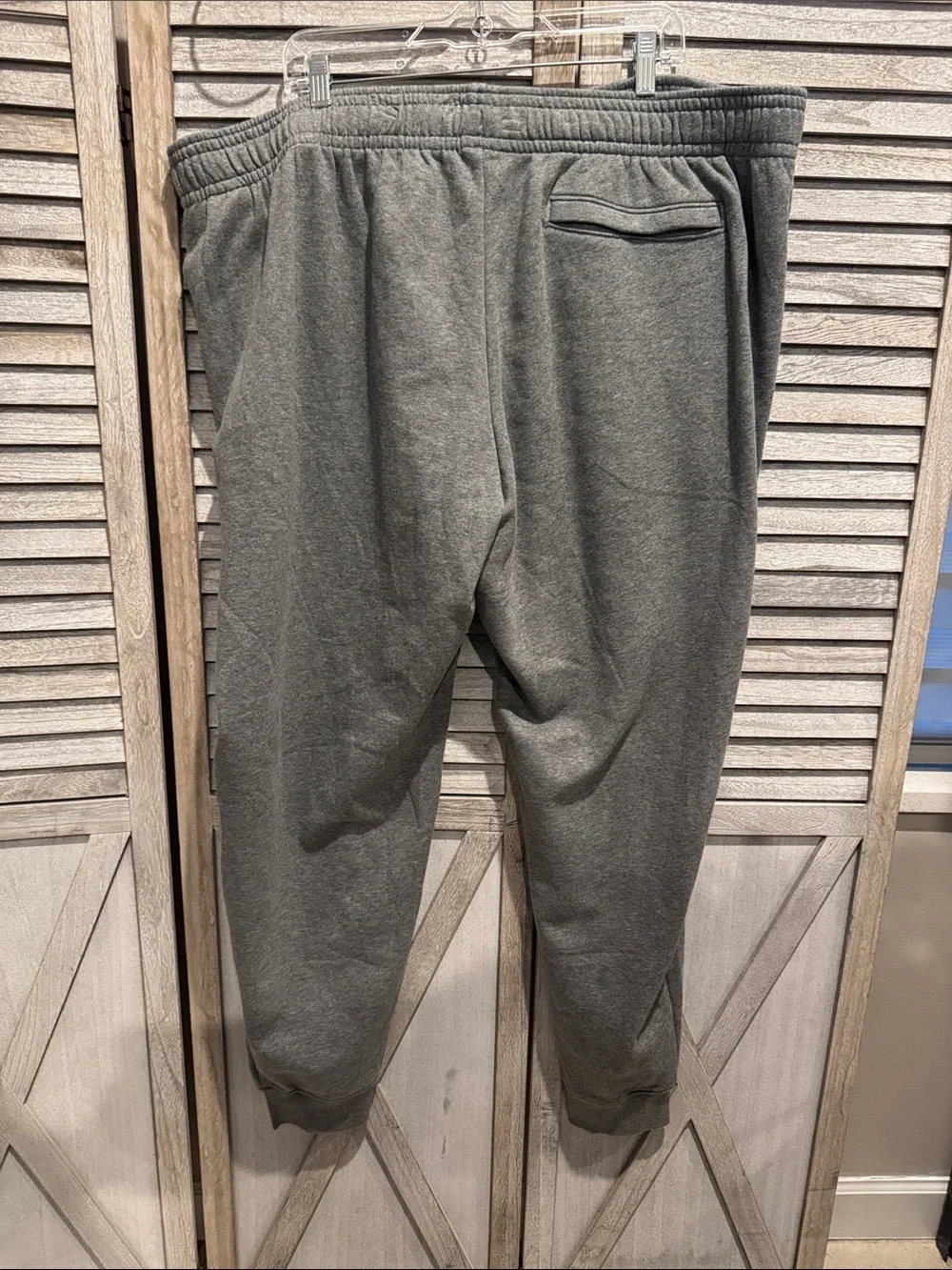 Under Armour Men's loose Charcoal Gray Fleece Joggers size 4XLT